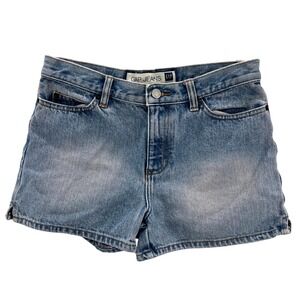 GAP JEANS Womens Size 2 Booty Shorts Blue Classic Fit Inseam 2.5"